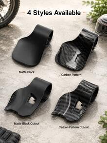 Motorcycle Throttle Assist Cruise Control Joystick Wrist Palm Rest Accelerator Handle Anti-Fatigue Long Distance Riding Universal Fit 7/8 22mm Scooter Electric Bike ATV Carbon Fiber Texture Black | Practical Motorcycle Accessories & Motorcycle Gear - A - View 8