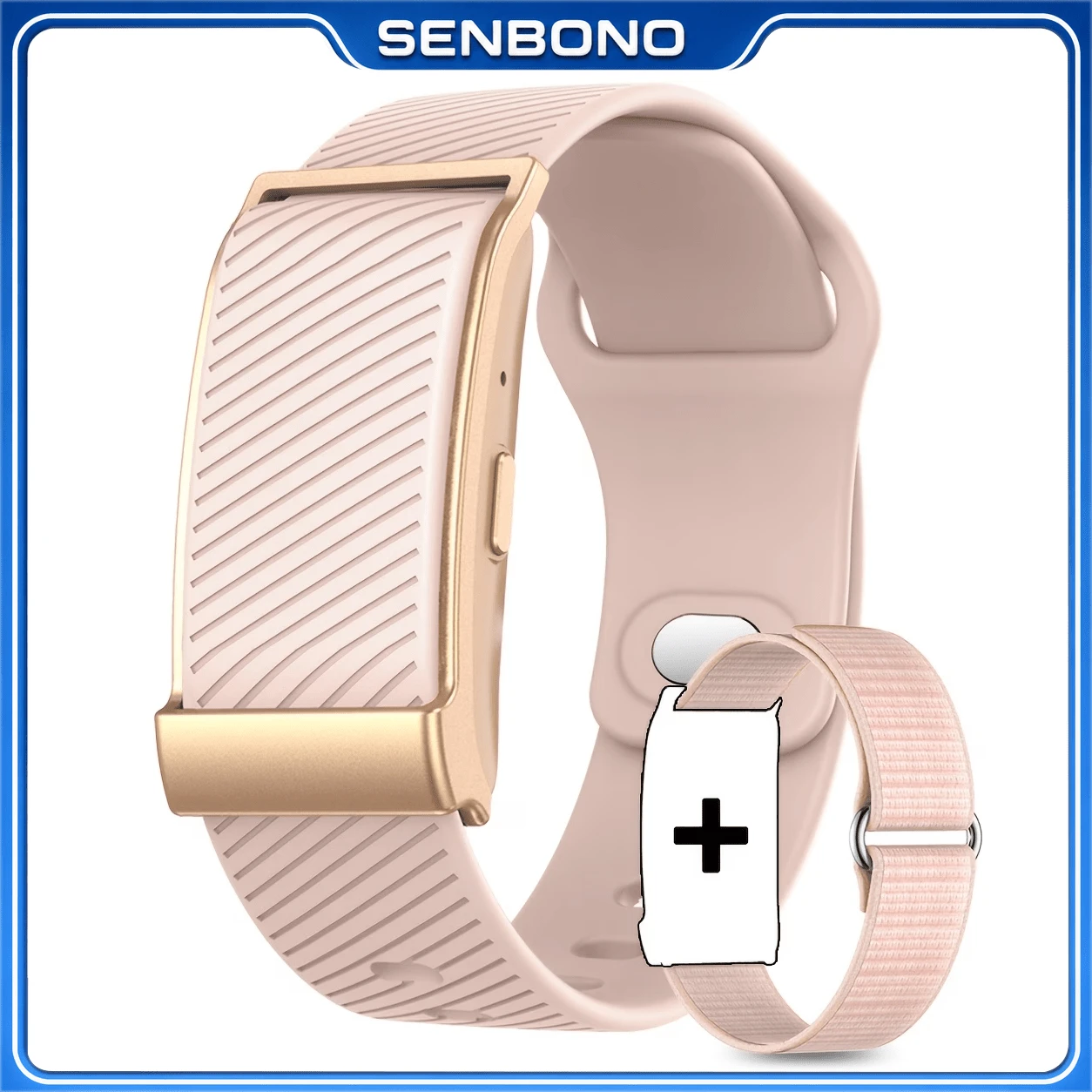SENBONO Unisex Fashion Sports Smartwatch For Man Woman, 180mAh Ultra-Long Battery Life, IP68 Waterproof, Support Multi-Function Reminder, Heart Rate Monitor, Multi Sport Mode, Activity Tracker Smart Bracelet, Birthday/Holiday/Lover/Appropriate Gift - View 1