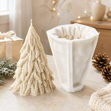 Zhonghui Mold 3D Christmas Tree Silicone Candle Mold Pine Tree Snowflake Wax Mold DIY Scented Candle Making Supplies Holiday Home Decoration Gift - Tree - View 7