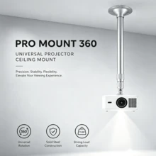 Wall Mount Camera Bracket, Extendable 20-40cm, Aluminum Alloy Material, 360 Degree Rotation, Suitable For Outdoor Security Systems, Silver Finish, Adjustable Length - View 1