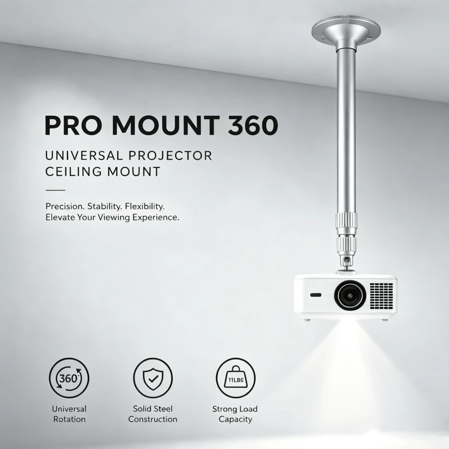 Wall Mount Camera Bracket, Extendable 20-40cm, Aluminum Alloy Material, 360 Degree Rotation, Suitable For Outdoor Security Systems, Silver Finish, Adjustable Length - View 1