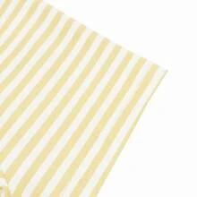 2026 Spring/Summer Striped Casual Versatile Elegant Square Neck Contrast Color Raglan Sleeve T-Shirt, Suitable For Office, Party, Travel And Multiple Occasions - Light Yellow - View 6