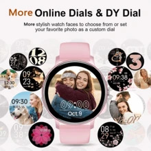 Smartwatch Unisex dengan Layar Bundar HD 1,5 Inci; Mendukung Panggilan Nirkabel, Asisten Suara, dan Berbagai Mode Olahraga; Kompatibel dengan Perangkat iOS dan Android - Hadiah Ideal untuk Teman dan Keluarga. - View 4