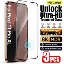 CASECOPS 3片裝超高清鋼化玻璃螢幕保護貼，相容 11 Pro XL/11 Pro/11、10 A/10 Pro XL/10 Pro/10、9A/9 Pro XL/9 Pro/9，支援指紋解鎖，防油防刮防指紋防塵，觸感滑順、觸控反應快，全螢幕覆蓋無氣泡，清晰 4K 顯示，超薄設計，相容手機殼 - 3片 - 查看 9