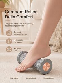 Plantar Fasciitis Massage Roller - Ergonomically Designed Foot Arch And Acupoint Massager For Sore Feet. Features High-Elasticity TPR Massage Bumps Roller; Portable Fitness And Self-Care Tool, Suitable For Home Or Office Use. - Multicolor - View 7
