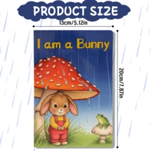I Am A Bunny English Board Book For Toddlers, Cute Rabbit Nature And Seasons Story With Thick Durable Pages And Rounded Corners, Early Learning Picture Book For Bedtime, Home, Travel And Gifts - Board Book - View 3