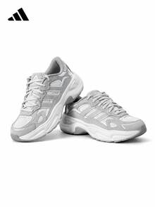 Adidas New Unisex Casual Retro Thick-Soled Chunky Sneakers - Grey - View 5