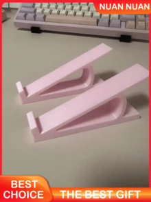 2pcs Ergonomic Keyboard Stand, Reduces Hand Fatigue, Durable And Sturdy, Suitable For Office And Study Use, Compact Design, Ideal For Home Office And Desktop Decoration - Multicolor - View 7