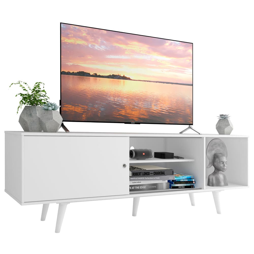 MADESA Television Stands & Entertainment Centers - White - View 1