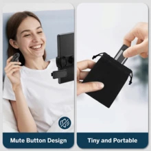Remote Page Turner, Compatible With Kindle Paperwhite Oasis Scribe E-Book Readers And Tablet Devices, Supports Novel Reading, Video Recording, Photo Taking And Remote Shutter Control, Portable Multi-Function Ring Remote Control - D12A - View 11