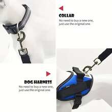 1pc Dog & Cat Seat Belt Tether, Adjustable Pet Leash, Durable Car Seat Belt Tether For Dogs, Cats And Other Pets - A - View 5