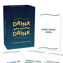 Drink Or Drink Hilarious Drinking Card Game - 55 Prompt & Challenges, 18+ Adult Party Game Perfect For Game Nights, Friends Gathering & Epic Partys! - View 1