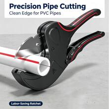 Industrial Grade Pipe Cutter - Quickly And Easily Cut PP, PVC, ABS, PE, Vinyl And Rubber Tubing! - A - View 4