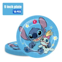 Set de fiesta temática de 81 piezas, adecuado para 10 personas, vajilla desechable para fiesta de cumpleaños que incluye platos, vasos y servilletas. Suministros de decoración festiva, adecuados para camping, picnic, barbacoa en el patio y decoración de fiesta, también ideal para decoración de Halloween, Navidad y fiesta, y un gran regalo sorpresa para fans. - Multicolor - Ver 4