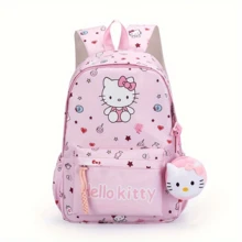 Sanrio Backpack, Cute Fashion Student School Bag, Women's Colorblock Large Capacity Foldable Outdoor Daily Backpack - Multicolor - View 6