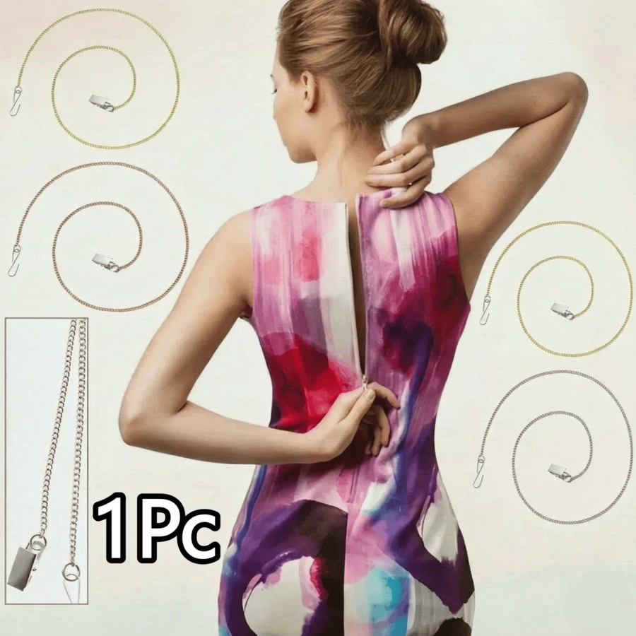 1pc Zipper Pull Assist Ring, Easily Pull And Close Zippers Of Clothing, Jackets And Bags, Suitable For Almost All Types Of Zippers, Fashionable And Durable, Great Helper For Zipper Use - Multicolor - View 1