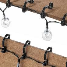 30/100/150pcs Professional Light Clips, Weather-Resistant Gutter Hooks With Drainage, Suitable For Roof, Tree, Fence Light Installation, Multi-Season Holiday Decoration Solution (Black) - View 4