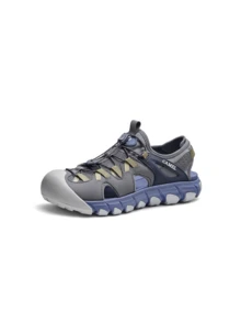 CAMEL CROWN Men's Waterproof Hiking Sandals, Closed-Toe Water Sandals, Sports Sandals, Summer Sandals, Beach Sandals, Outdoor Use - Matte Blue - View 2