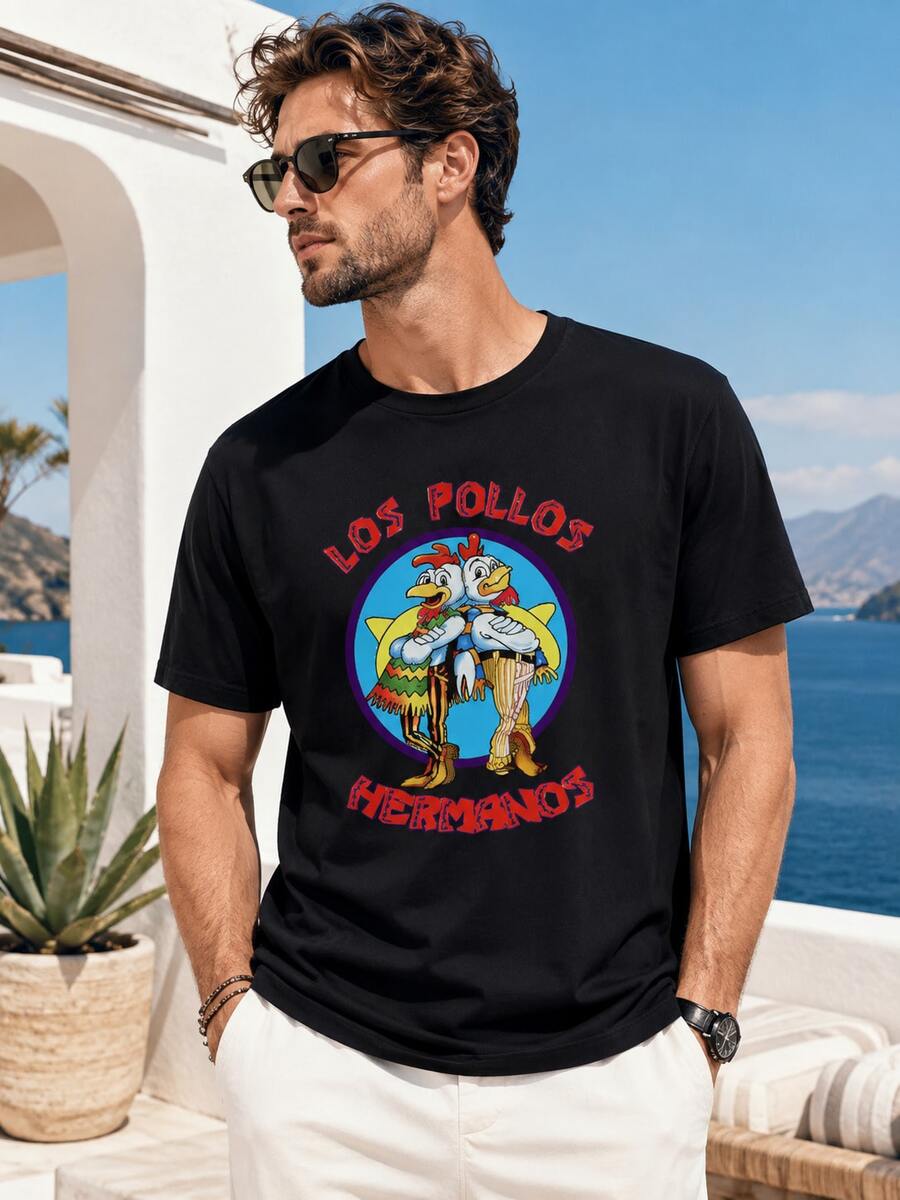 Men Swim Cover-Ups - Black - View 1