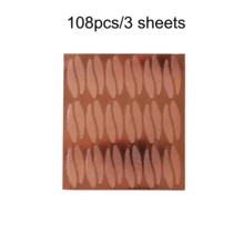 36pcs Water Drop Shaped Double Eyelid Stickers, Rounded Contour For Natural Big Eye Look, Curved Fit For Easier Application. Instant Eye Lift, Invisible And Comfortable, Long-Lasting Support - Multicolor - View 14
