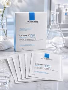 La Roche-Posay B5 Multi-Effect Moisturizing Repairing Mask 25g*5 Sheets Soothing Repairing Hydrating Barrier Mask - 25g*5 - View 4