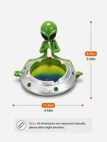 烏龜樹脂動物菸灰缸，居家辦公室裝飾桌面配件，適用於室內與戶外使用 - 多色 - 查看 8
