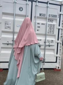 Hijab Polos dan Sederhana untuk Wanita, Cocok untuk Musim Semi, Musim Panas, Musim Gugur, dan Musim Dingin. - MultiWarna - View 7