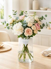 4/2/1pc Silicone Floral Grid Holder, Flexible Flower Stem Support For Vases, Suitable For Cube And Round Vase Openings. Waterproof And Reusable Floral Arrangement Grid, Easy To Set Up, Perfect For Weddings, Parties And Daily Home Decor. - Mesh Flower Vase - View 4