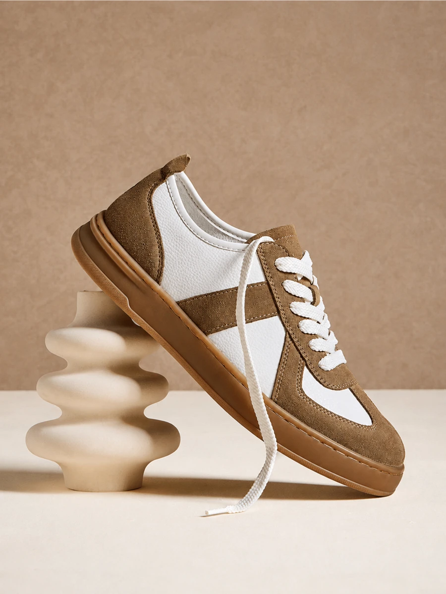 CAMEL CROWN Men's Outdoor Running Shoes Summer Non-Slip Comfortable Casual All-Match Jogging Sports Shoes - Khaki - View 1