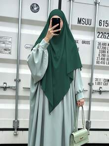 Hijab Polos dan Sederhana untuk Wanita, Cocok untuk Musim Semi, Musim Panas, Musim Gugur, dan Musim Dingin. - MultiWarna - View 15