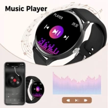 Smartwatch Unisex dengan Layar Bundar HD 1,5 Inci; Mendukung Panggilan Nirkabel, Asisten Suara, dan Berbagai Mode Olahraga; Kompatibel dengan Perangkat iOS dan Android - Hadiah Ideal untuk Teman dan Keluarga. - View 5