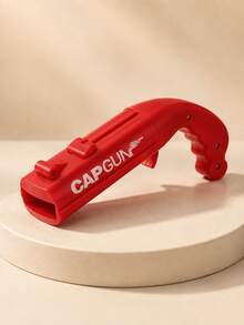 1pc/4pcs Fun Bottle Cap Launcher Opener, Creative Gun-Shaped Beer Bottle Opener, One-Click Cap Ejection, Portable Novelty Bar Tool, Suitable For Home Party, BBQ, Camping, Picnic, Birthday Gift For Men And Beer Lovers - Multicolor - View 6
