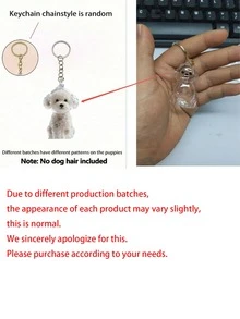 Pet Hair Memorial Keychain, Pet Breed Design - Transparent Pet Hair Storage Box, Can Be Used As Memorial Dog Breed Keychain, Multi-Functional Pet Memorial Pendant, Hair Memorial Storage Box, Pet Hair Preservation Memorial - Ideal Choice To Cherish Your Beloved Pet - Pet Accessories - Unique Personalized Pet Accessories - Multicolor - View 25