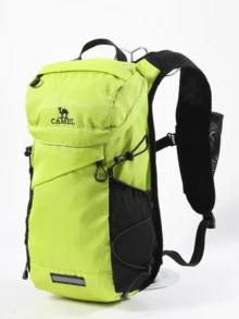 CAMEL CROWN Lightweight Outdoor Backpack, Breathable Portable Rucksack For Sports, Hiking And Mountaineering - Green - View 1