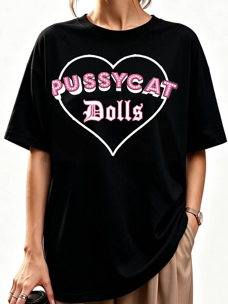 Women T-Shirts - 黑色 - 查看 1