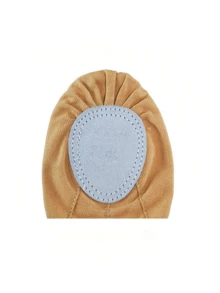Wuyuan Zapatos de lona profesionales sin cordones (blanco) - Adecuados para ballet, jazz y yoga - Camel - Ver 2