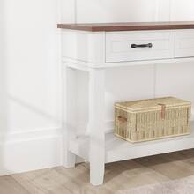 Sofa & Console Tables - Brown-white - View 4