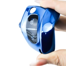 Key Fob Case For Peugeot Models For 207,For 307,For 407,For 308,For 408,For 3008,For 5008 And Models For C2,For C3,For C4,For C5,For C6,For C8 - 2 Button Key Shell Cover Fashionable And Keybags Suitable For Girls - KY37 - View 11
