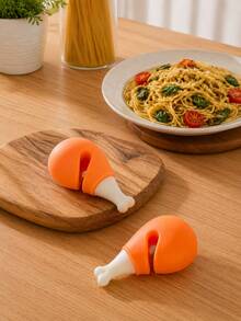 Carrot, Bell Pepper And Chicken Leg Design Pot Lid Handle, Raised Pot Lid To Prevent Soup Splatter, Practical Cooking Soup Kitchen Tool, Non-Slip Kitchen Accessory, Pot Lid Holder. Suitable For Daily Cooking And Gifting. Durable Material. - View 15