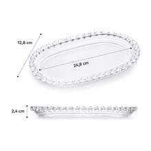 Oval Crystal Heart Tray 25cm - Lyor - 彩色 - 查看 5