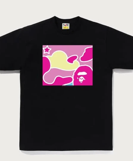 Camiseta casual estilo vintage streetwear unisex, camiseta gráfica Y2K de cuello redondo y manga corta, top oversize transpirable para exteriores - Negro - Ver 1