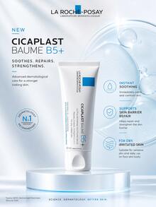 La Roche-Posay New B5 Multi-Effect Soothing Repair Cream 40ml Melembapkan, Memudarkan Noda, Menenangkan Kemerahan, Memperbaiki Lapisan Pelindung Wajah - 40 ml - View 4