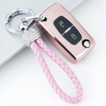 Key Fob Case For Peugeot Models For 207,For 307,For 407,For 308,For 408,For 3008,For 5008 And Models For C2,For C3,For C4,For C5,For C6,For C8 - 2 Button Key Shell Cover Fashionable And Keybags Suitable For Girls - KY37 - View 19