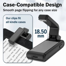 Remote Page Turner, Compatible With Kindle Paperwhite Oasis Scribe E-Book Readers And Tablet Devices, Supports Novel Reading, Video Recording, Photo Taking And Remote Shutter Control, Portable Multi-Function Ring Remote Control - D12A - View 10