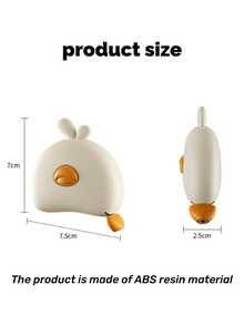 1pc Cute Rabbit Retractable Tape Measure, Double-Sided Portable Soft Ruler, Auto-Lock Flexible Body Tape, Suitable For Body Measurement, Sewing, Tailoring, Craft, Home Daily Use, Measuring Waist And Fabric, Suitable For Tailoring Sewing Enthusiasts, Home Users, Pocket Size Measuring Tape, Kawaii Mini Handheld Measuring Tool, Back To School Home Gift, Cartoon Tape Measure, Beautiful Portable Body Measuring Tape, Birthday Holiday Self-Care Gift - A - View 7