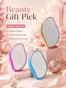 Crystal Hair Remover, Reusable Exfoliating Hair Removal Device, Manual Hair Removal Tool For Arms, Legs And Back, Compact And Portable Beauty Tool, Suitable For Women And Men, Home, Travel, Daily Personal Care, Holiday Gift - Multicolor - View 8