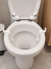 1/2 buah Penstabil Dudukan Toilet Anti Goyang Penahan Tutup Toilet Mencegah Dudukan Longgar dan Bergoyang Penyelarasan Mudah Anti Geser Anti Selip Cocok Untuk Sebagian Besar Toilet Standar Tidak Membutuhkan Alat Aksesori Perbaikan Kamar Mandi Rumah yang Praktis - beraneka warna - View 1