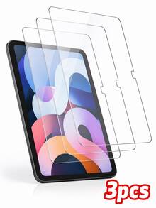 3pcs High-Definition Transparent Screen Protector, High Transmittance And Smooth Touch, Scratch-Resistant And Bubble-Free, Compatible With IPad 11th/10th Gen (A16 2025/2022), Pro 13/11 (2024 M4), Air 13/11, Mini 7/6, Suitable For Watching Movies, Playing Games And Daily Browsing - White - View 14