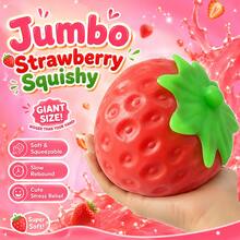 Tachimi 1pc Random Cute Large Strawberry Squishy, Slow Rebound Stress Relief Toy, Cheese Squishy, Dumpling Squishy, Fingertip Toy, Squishy Toy - Multicolor - View 5