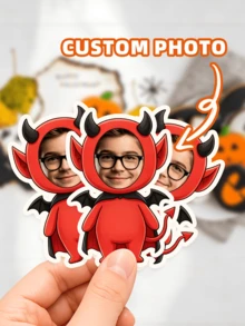 1-54pcs Customizable Halloween Shaped Stickers, Holiday Theme Decorative Stickers, Waterproof PVC Shaped Stickers, Suitable For Home, Window, Gift Packaging, Party Decoration, Atmospheric Decorative Stickers, Suitable For Friends, Family, Party Enthusiasts, Holiday Collectors, Applicable For Halloween Party, Theme Party, Costume Party - Multicolor - View 3
